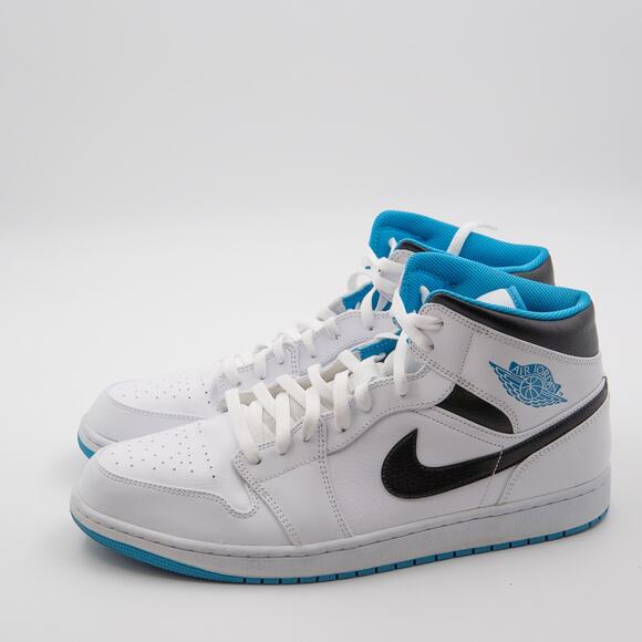 Jordan 1 Mid Laser Blue Size 15 VNDS main image 4